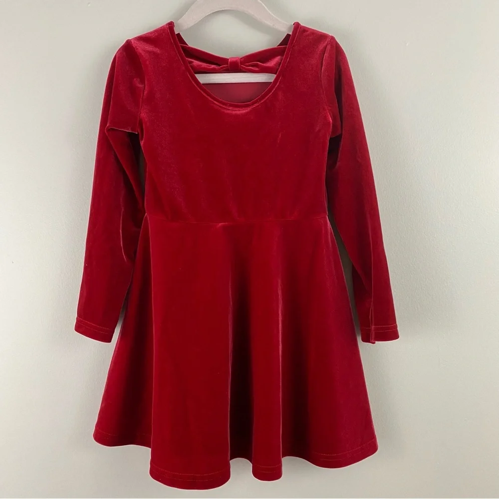 The Children's Place Red Velour Dress